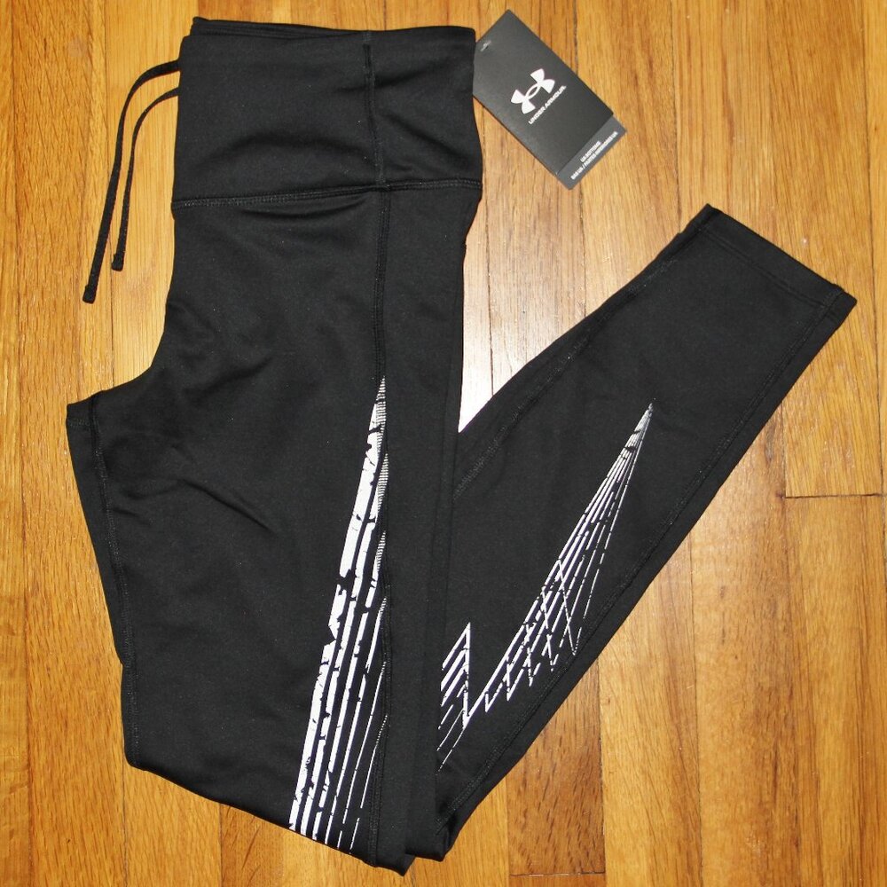 Under Armour Outrun the Cold Tights Womens M Black